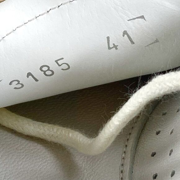 Walter Genuin Golf Shoes Women 10.5 White Black Leather Brogue Net Sporty Oxford - Picture 14 of 14